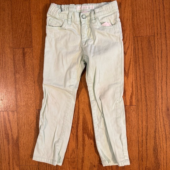 Carters Green Pants Girls Size 5 - Picture 1 of 5